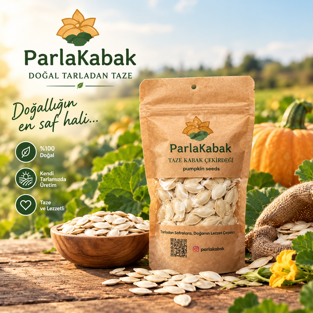 Parla Kabak doğal kabak çekirdeği ürün görseli
